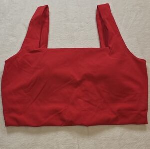 Spanx Smooth Red Sports Bra Size Large